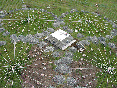 Infrasound wavelengths can be so long that huge setups are needed to measure them. Photo credit: CTBTO.